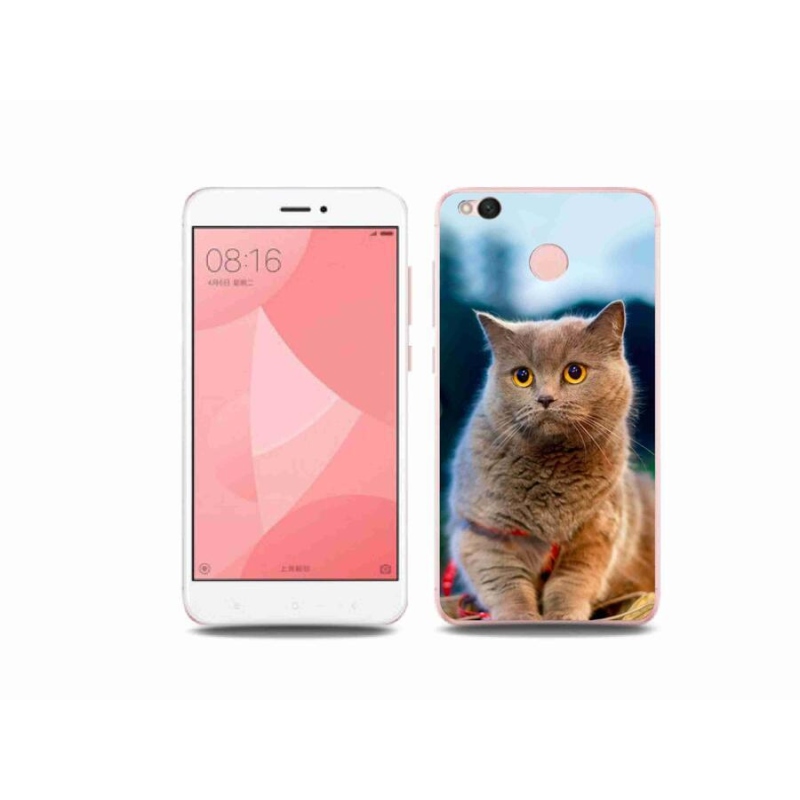 Gelový kryt mmCase na mobil Xiaomi Redmi 4X - britská modrá 2