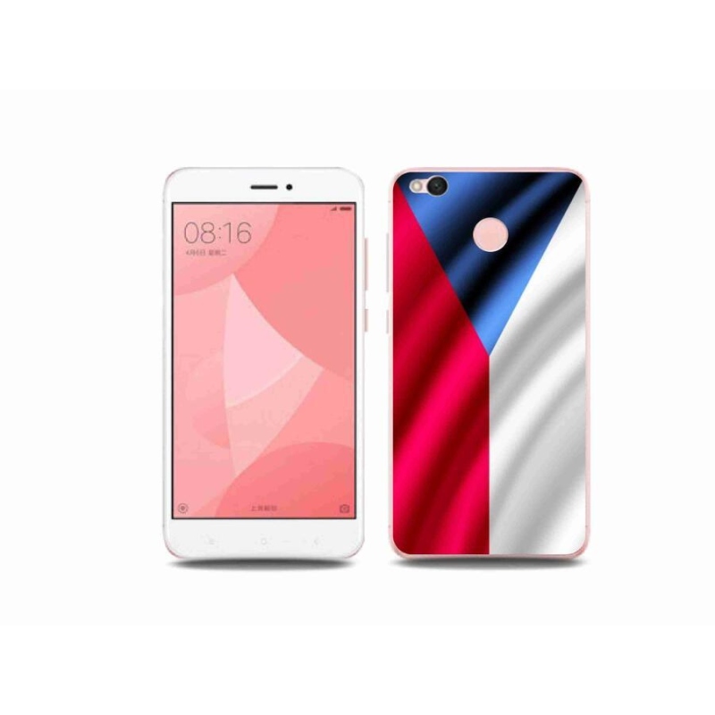 Gelový kryt mmCase na mobil Xiaomi Redmi 4X - česká vlajka