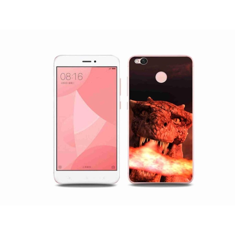 Gelový kryt mmCase na mobil Xiaomi Redmi 4X - drak