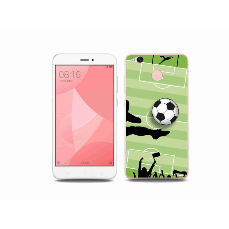 Gelový kryt mmCase na mobil Xiaomi Redmi 4X - fotbal 3