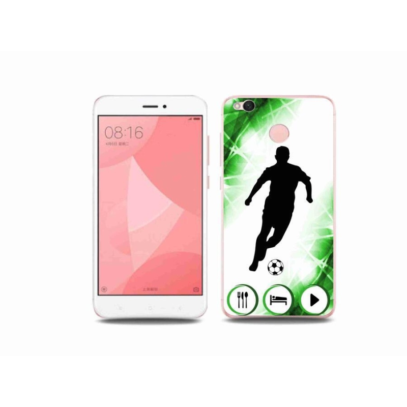 Gelový kryt mmCase na mobil Xiaomi Redmi 4X - fotbalista