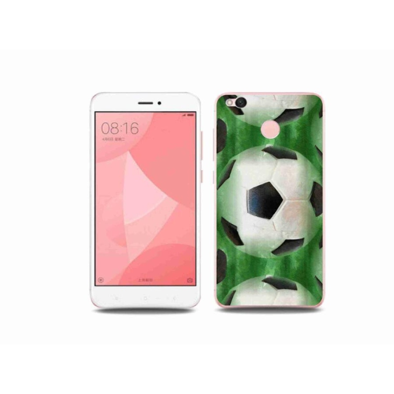 Gelový kryt mmCase na mobil Xiaomi Redmi 4X - fotbalový míč