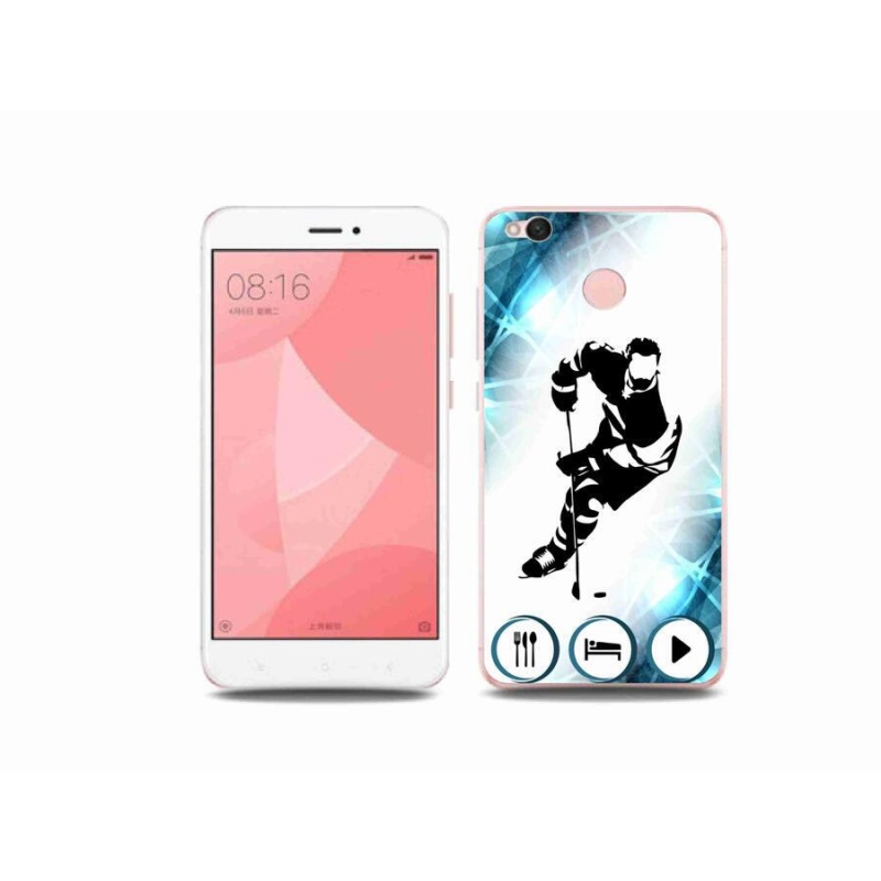 Gelový kryt mmCase na mobil Xiaomi Redmi 4X - hokej 1