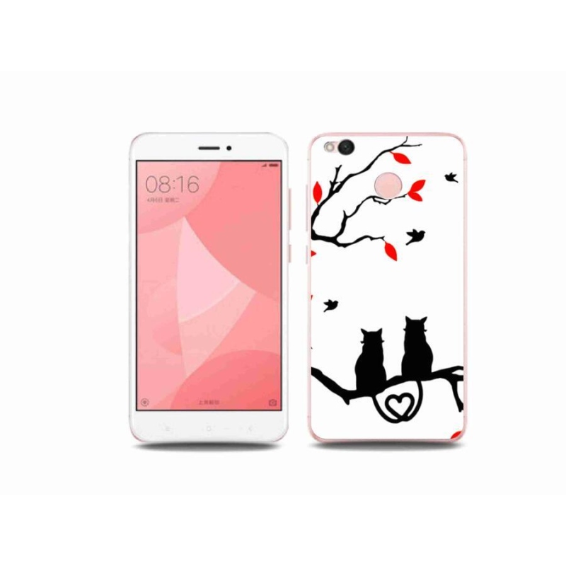Gelový kryt mmCase na mobil Xiaomi Redmi 4X - kočičí láska