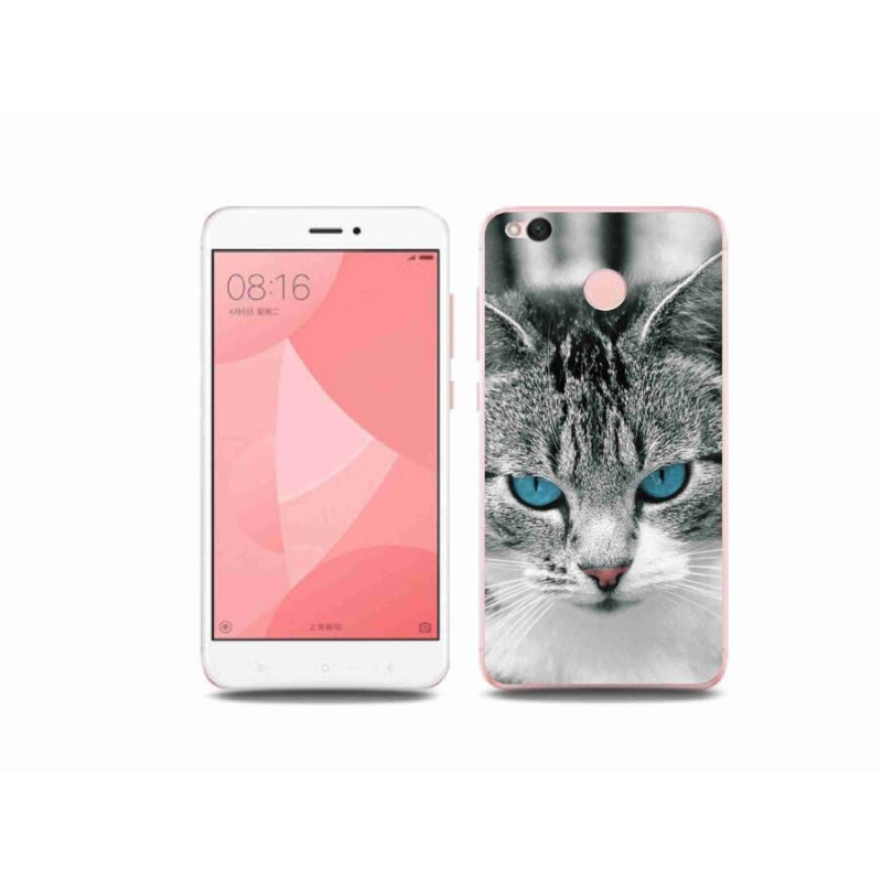 Gelový kryt mmCase na mobil Xiaomi Redmi 4X - kočičí pohled 1