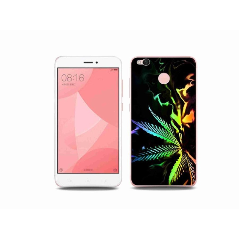 Gelový kryt mmCase na mobil Xiaomi Redmi 4X - konopí 2