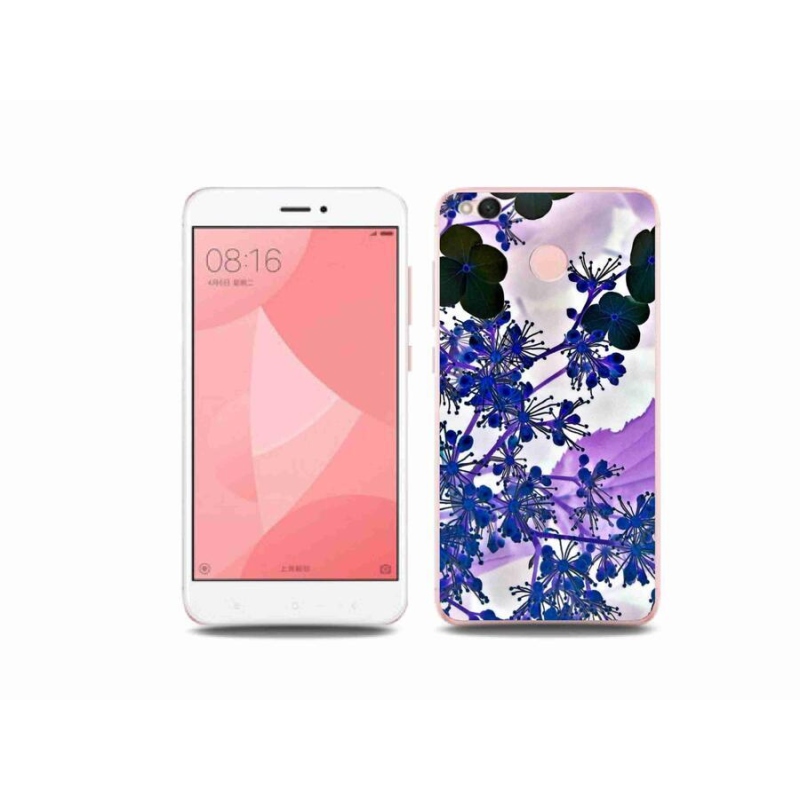 Gelový kryt mmCase na mobil Xiaomi Redmi 4X - květ hortenzie
