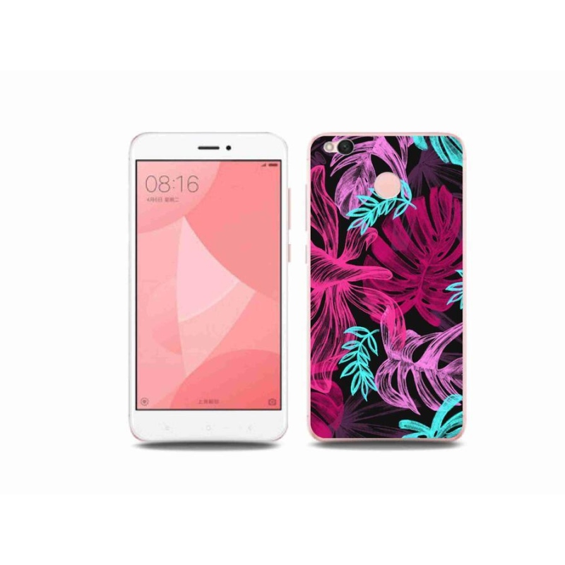 Gelový kryt mmCase na mobil Xiaomi Redmi 4X - květiny 1