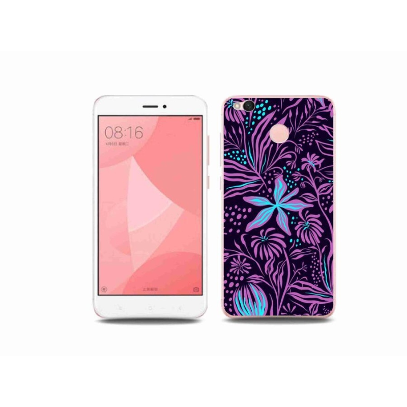 Gelový kryt mmCase na mobil Xiaomi Redmi 4X - květiny 2