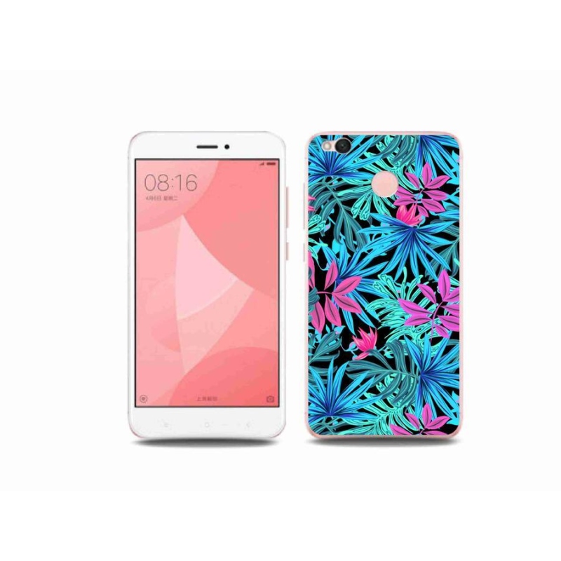 Gelový kryt mmCase na mobil Xiaomi Redmi 4X - květiny 3
