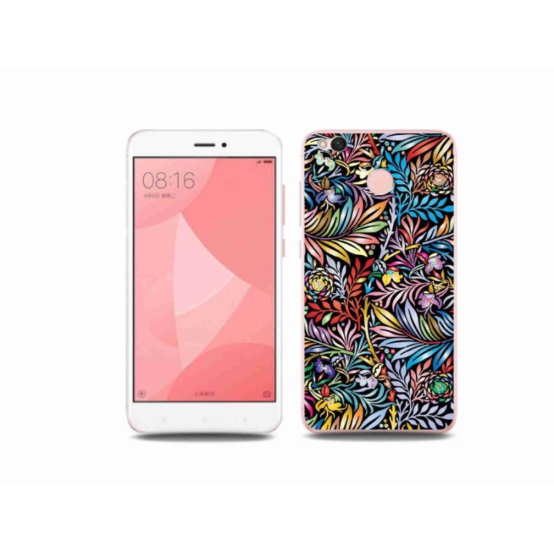 Gelový kryt mmCase na mobil Xiaomi Redmi 4X - květiny 5