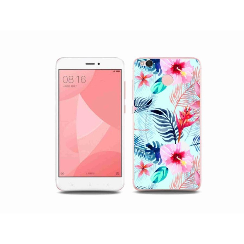Gelový kryt mmCase na mobil Xiaomi Redmi 4X - květiny