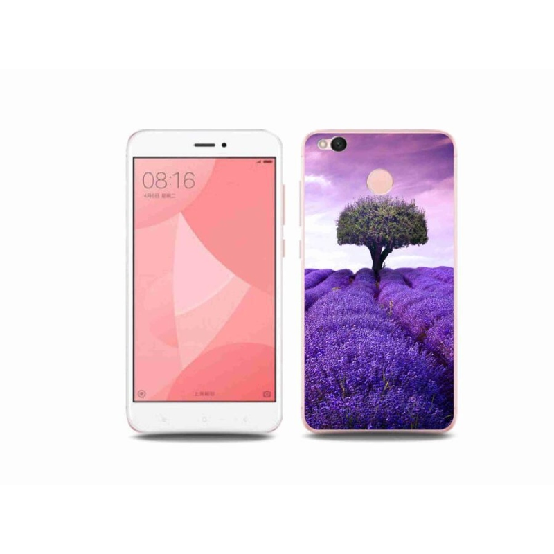 Gelový kryt mmCase na mobil Xiaomi Redmi 4X - levandulová louka