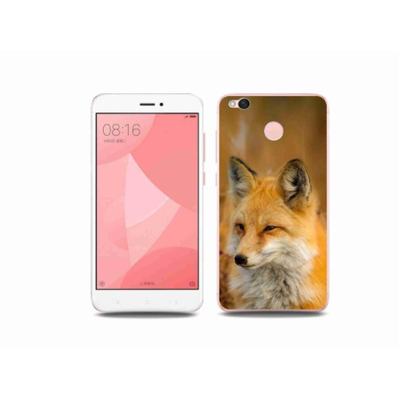 Gelový kryt mmCase na mobil Xiaomi Redmi 4X - liška