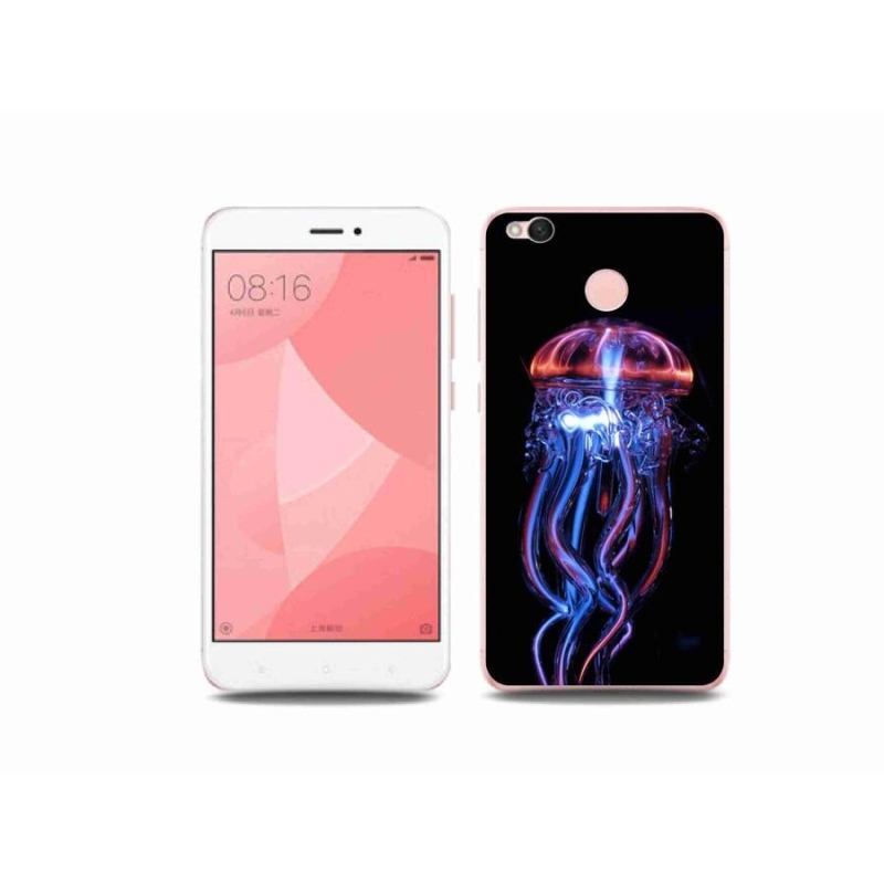 Gelový kryt mmCase na mobil Xiaomi Redmi 4X - medúza