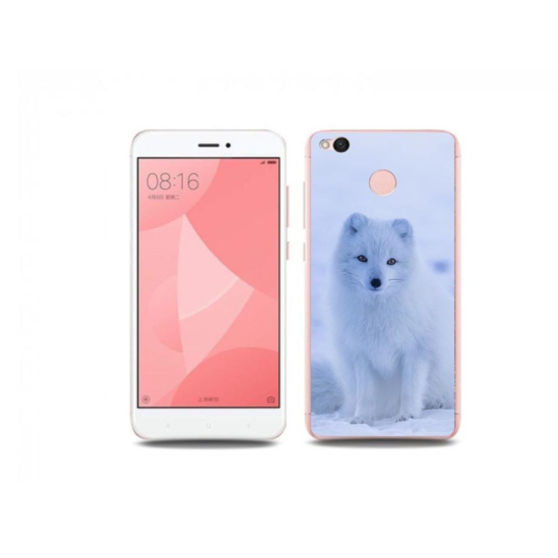 Gelový kryt mmCase na mobil Xiaomi Redmi 4X - polární liška