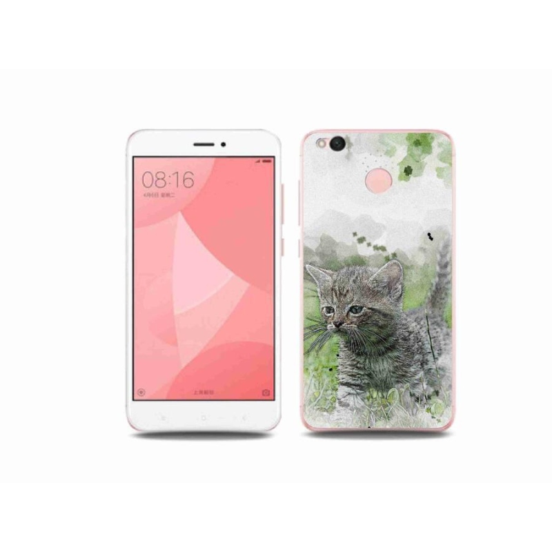 Gelový kryt mmCase na mobil Xiaomi Redmi 4X - roztomilé kotě 1