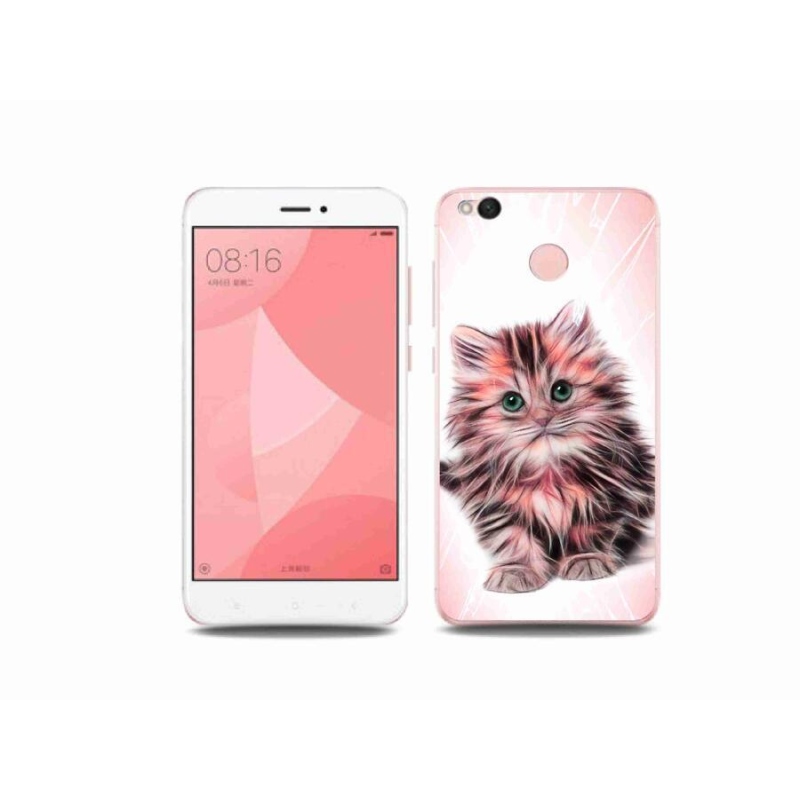 Gelový kryt mmCase na mobil Xiaomi Redmi 4X - roztomilé kotě