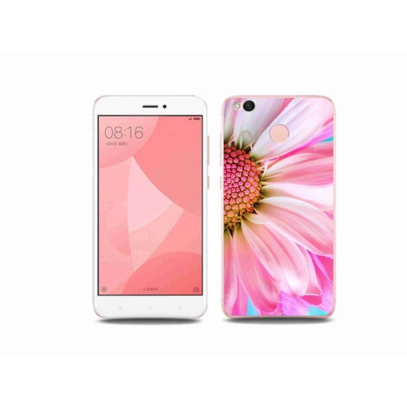Gelový kryt mmCase na mobil Xiaomi Redmi 4X - růžová květina