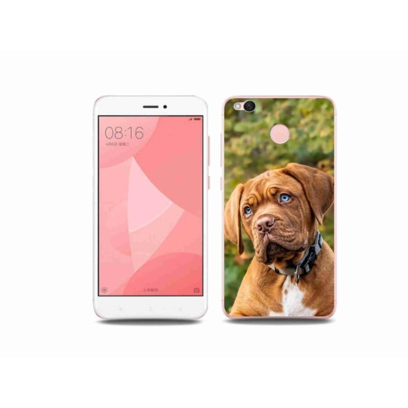 Gelový kryt mmCase na mobil Xiaomi Redmi 4X - štěně