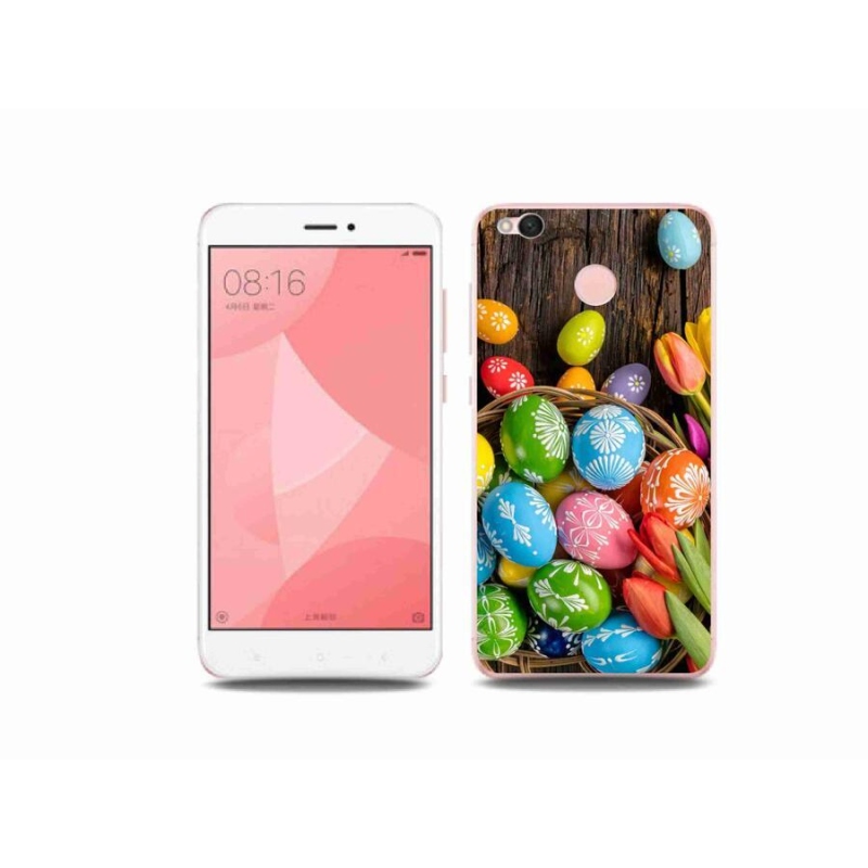 Gelový kryt mmCase na mobil Xiaomi Redmi 4X - velikonoční vajíčka