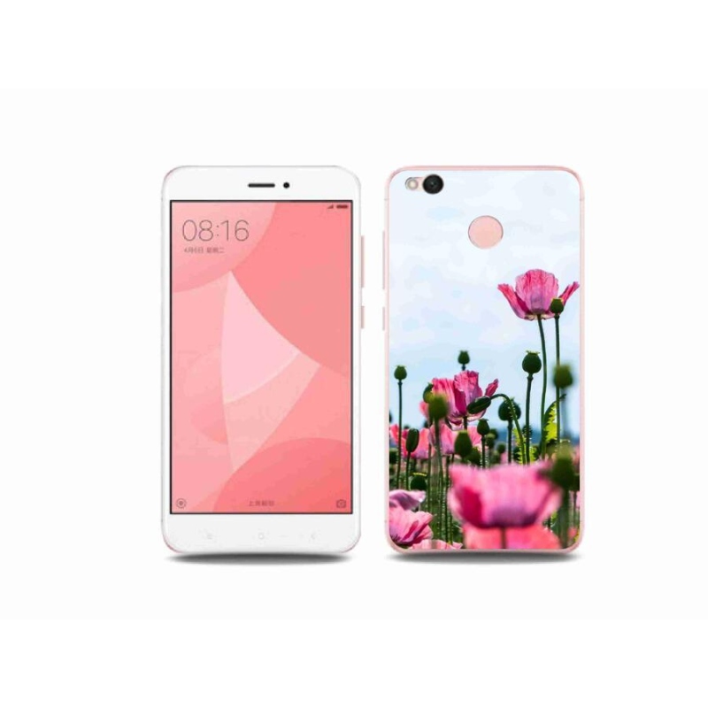 Gelový kryt mmCase na mobil Xiaomi Redmi 4X - vlčí mák