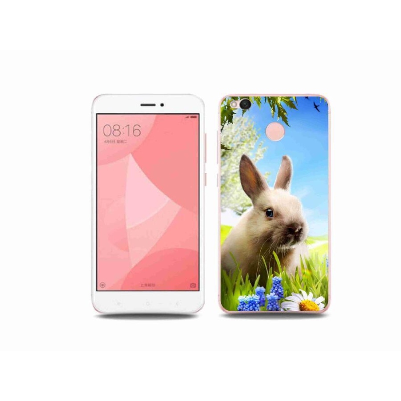 Gelový kryt mmCase na mobil Xiaomi Redmi 4X - zajíček