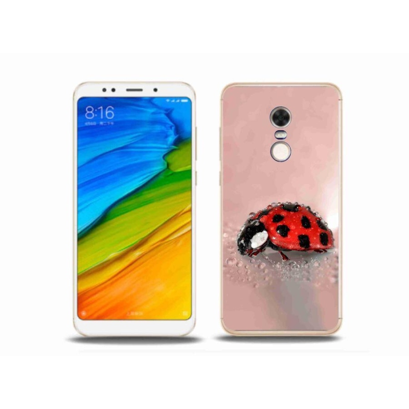 Gelový kryt mmCase na mobil Xiaomi Redmi 5 Plus - beruška