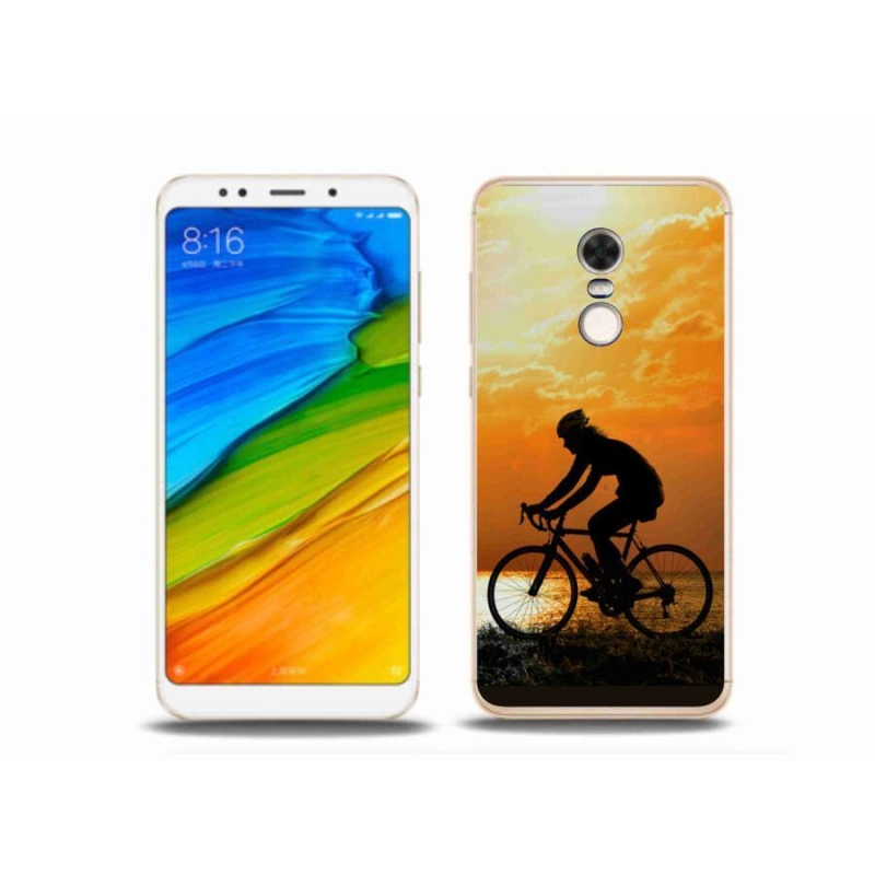 Gelový kryt mmCase na mobil Xiaomi Redmi 5 Plus - cyklovýlet