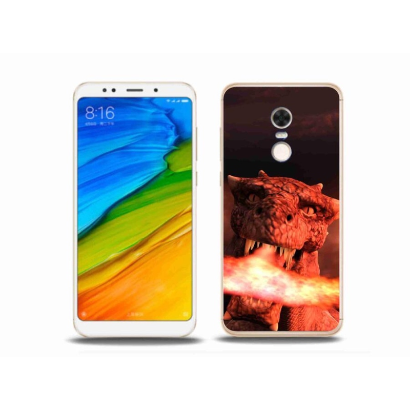 Gelový kryt mmCase na mobil Xiaomi Redmi 5 Plus - drak
