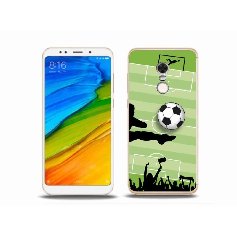 Gelový kryt mmCase na mobil Xiaomi Redmi 5 Plus - fotbal 3
