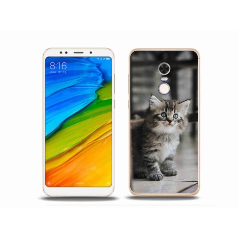 Gelový kryt mmCase na mobil Xiaomi Redmi 5 Plus - koťátko