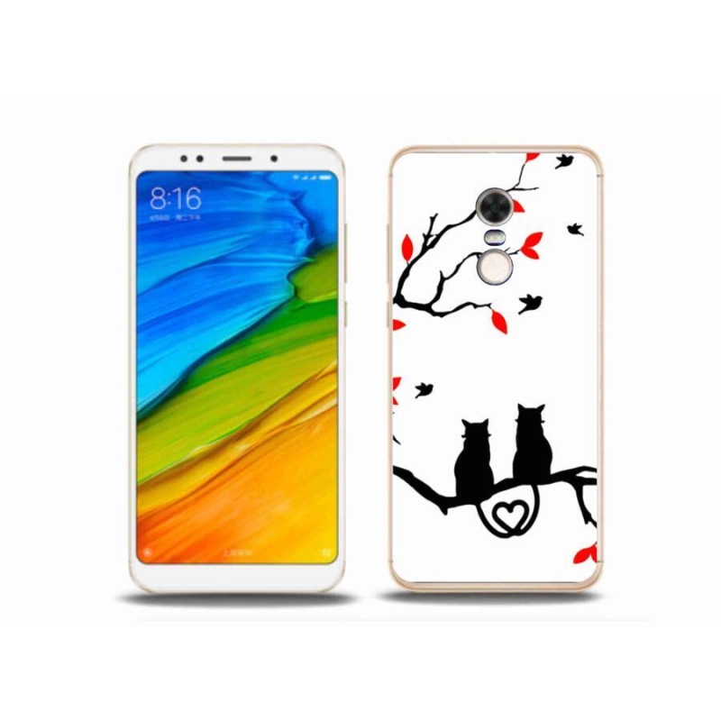 Gelový kryt mmCase na mobil Xiaomi Redmi 5 Plus - kočičí láska