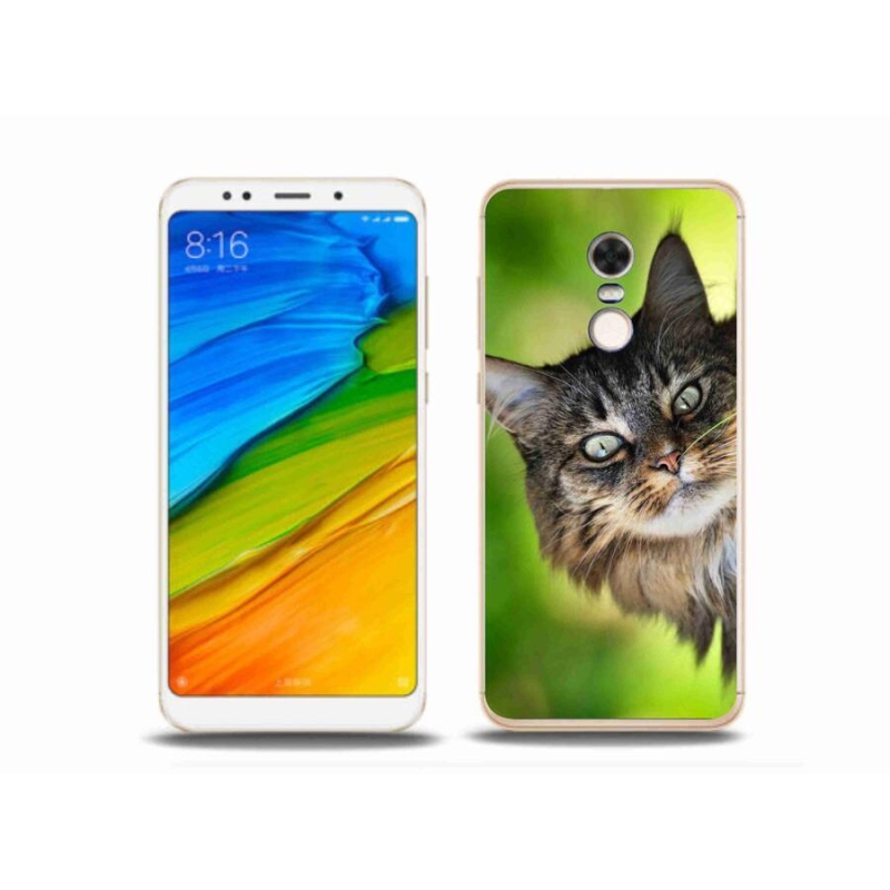 Gelový kryt mmCase na mobil Xiaomi Redmi 5 Plus - kočka 3