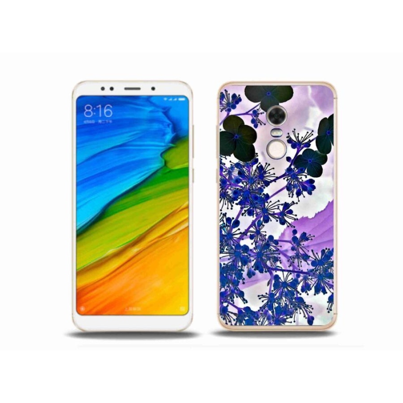 Gelový kryt mmCase na mobil Xiaomi Redmi 5 Plus - květ hortenzie