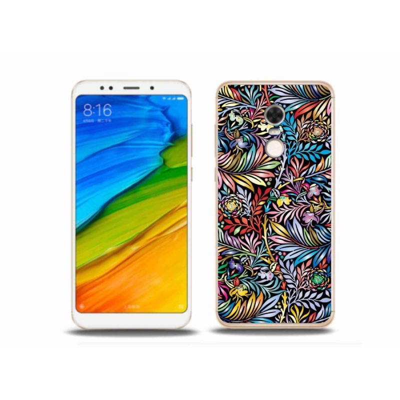 Gelový kryt mmCase na mobil Xiaomi Redmi 5 Plus - květiny 5