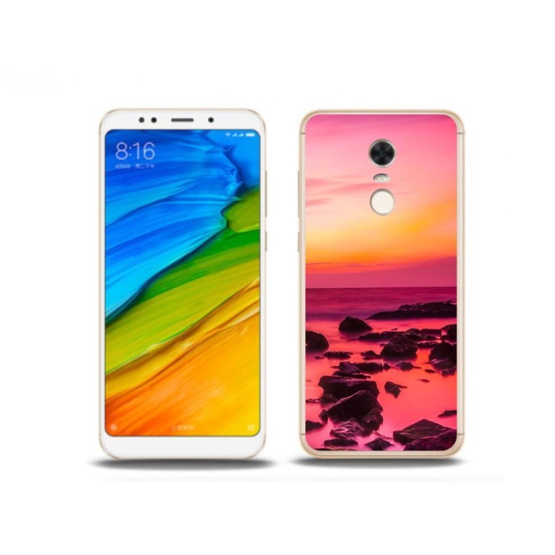 Gelový kryt mmCase na mobil Xiaomi Redmi 5 Plus - moře a záře