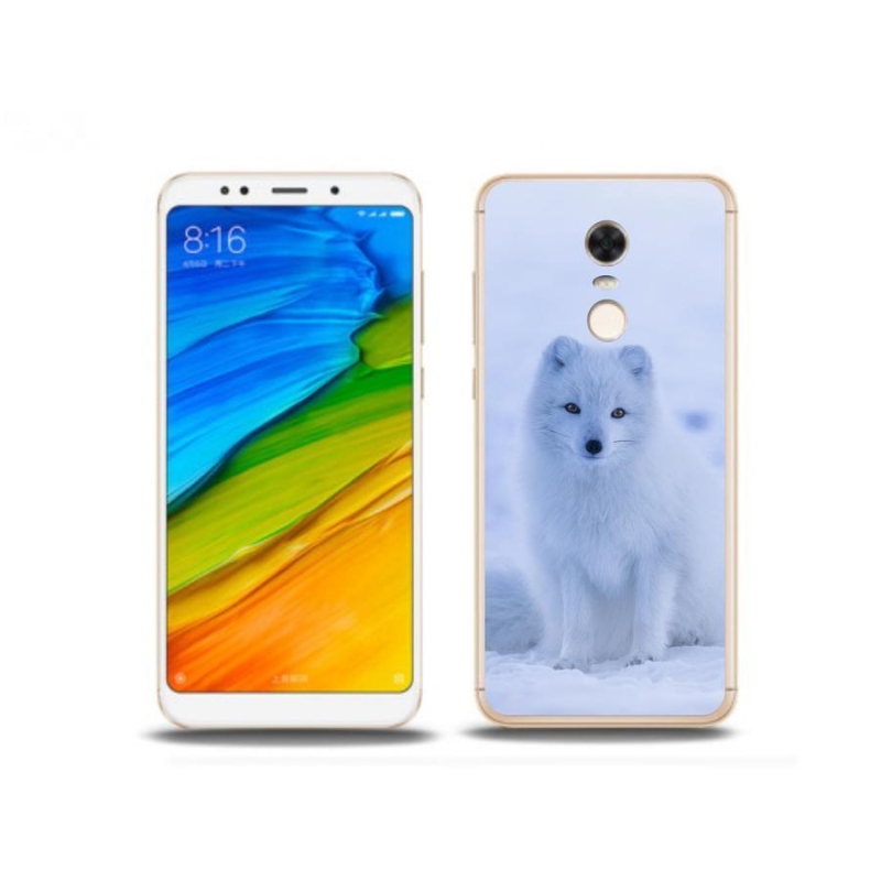 Gelový kryt mmCase na mobil Xiaomi Redmi 5 Plus - polární liška