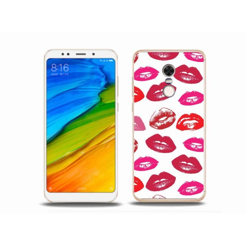 Gelový kryt mmCase na mobil Xiaomi Redmi 5 Plus - rty