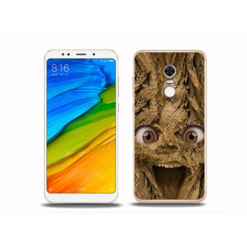 Gelový kryt mmCase na mobil Xiaomi Redmi 5 Plus - veselý strom s očima