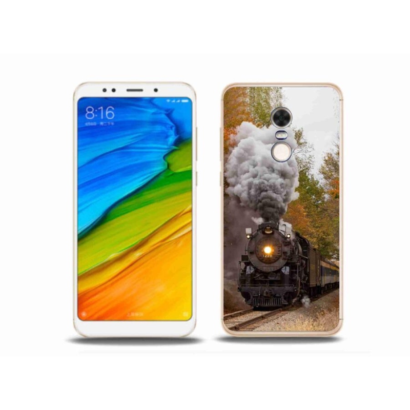 Gelový kryt mmCase na mobil Xiaomi Redmi 5 Plus - vlak 1