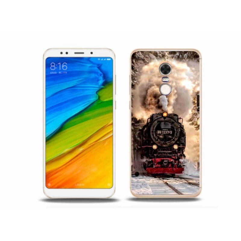 Gelový kryt mmCase na mobil Xiaomi Redmi 5 Plus - vlak