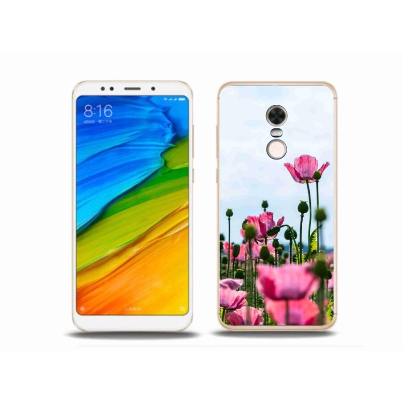 Gelový kryt mmCase na mobil Xiaomi Redmi 5 Plus - vlčí mák
