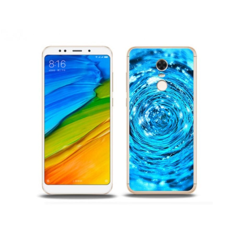 Gelový kryt mmCase na mobil Xiaomi Redmi 5 Plus - vodní vír