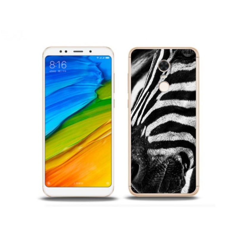 Gelový kryt mmCase na mobil Xiaomi Redmi 5 Plus - zebra