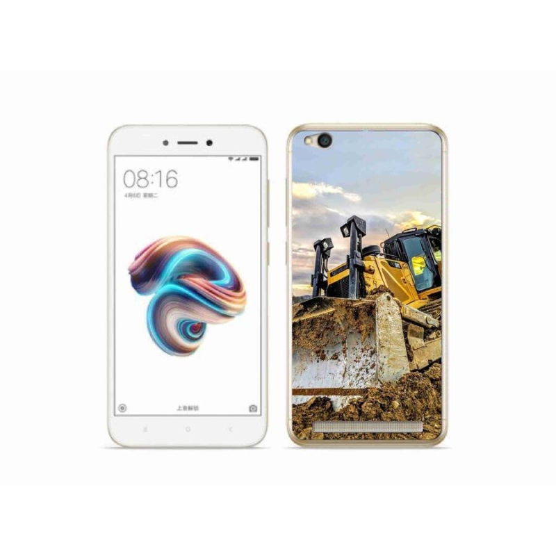 Gelový kryt mmCase na mobil Xiaomi Redmi 5A - bagr