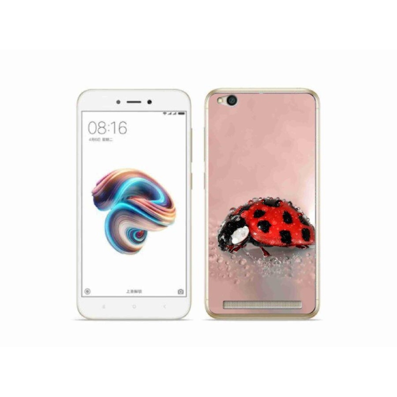 Gelový kryt mmCase na mobil Xiaomi Redmi 5A - beruška