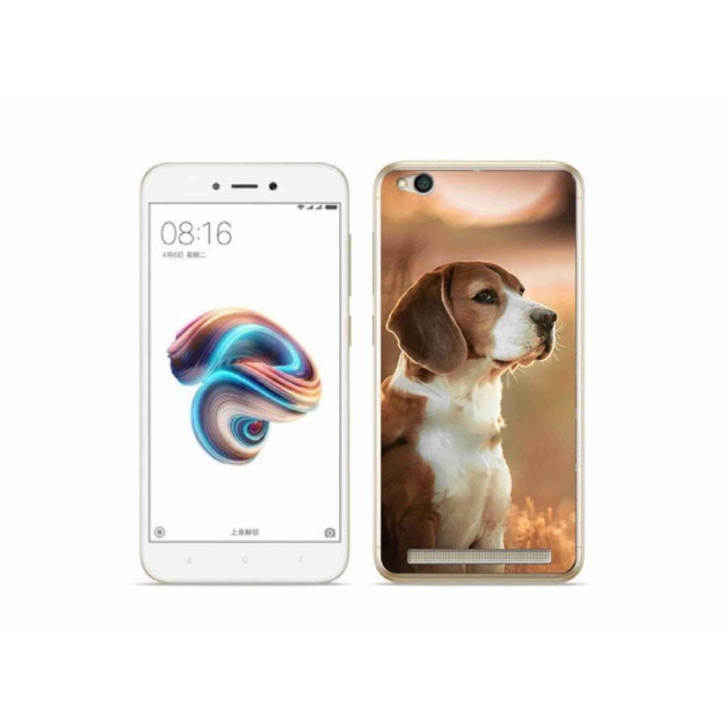 Gelový kryt mmCase na mobil Xiaomi Redmi 5A - bígl