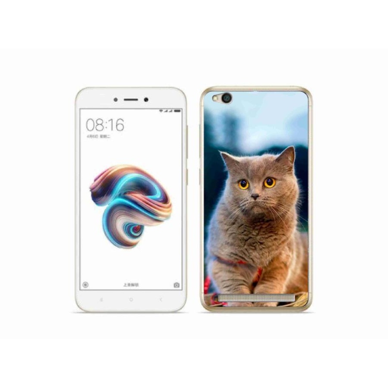 Gelový kryt mmCase na mobil Xiaomi Redmi 5A - britská modrá 2