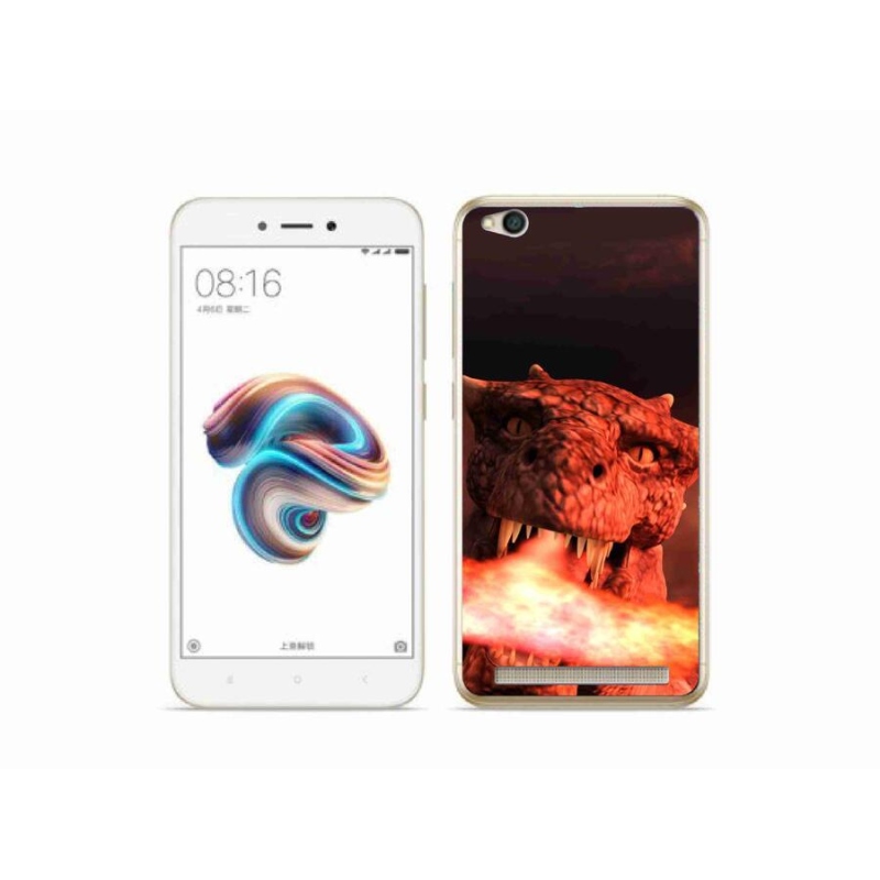Gelový kryt mmCase na mobil Xiaomi Redmi 5A - drak